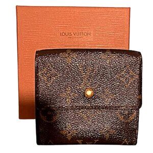 Louis Vuitton Monogram Wallet Made in USA Early 2000s Excellent Condition w/ Box